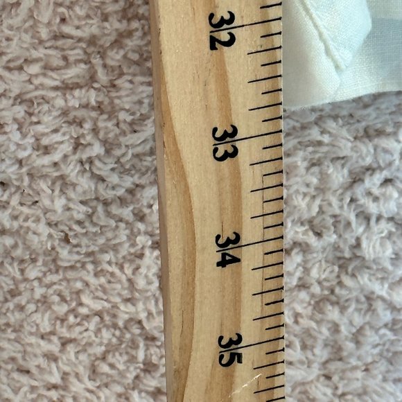 Ganesh Mens White Linen Trouser Pants Size 34 Classic Summer Utility Preppy NWT - Picture 11 of 12